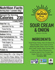 The Good Crisp Company, Good Crisps Minis (Variety Pack, 1.6 Ounce, Pack of 24) Contains: 12 Original and 12 Sour Cream & Onion