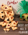 Sterns Bakery Hamentaschen Purim Gifts  Mishloach Manot  Shortbread Cookies with Apricot RaspberryPrune Filling Shalach Manos Purim Basket  Kosher Gourmet Hamentashen Cookies