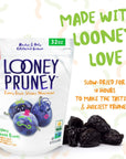 Looney Pruney Organic Pitted Dried Prunes for the Entire Family  Always CaliforniaGrown  Kosher  No Added Sugar  No Preservatives 32 oz