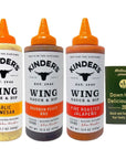 Kinder's Wing Sauce & Dip 3 Flavor (12.7-15.5 Ounces)