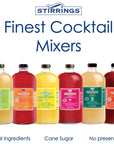 Stirrings  Premium Cocktail  Martini Drink Mixers with Real Juice  Simply Add Spirits  750ml Jars Simple Cosmopolitan