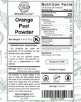 SPICES VILLAGE Orange Peel Powder [4 oz] - Fresh Dried Orange