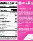 No Cow Dipped High Protein Bars, Birthday Cake 20g 12 Pack