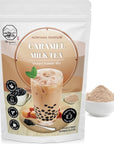 Caramel Bubble Milk Tea Instant 3in1 Powder Mix  1kg 33 Drinks  For Boba Tea Milkshake Blended Frappe and Bakery  Authentic Taiwan Recipe  0 Trans Fat No Preservatives by Moriyama Teahouse