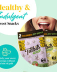 TIDBITS FUN BITES Meringues The Original Pack, All Natural Ingredients, Gluten-Free, Dairy-Free, Low Calorie, and Low Carb Healthy Snacks - Pack of 4 (Vanilla, Strawberry, Chocolate, Cappuccino)