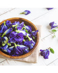 Zyanna Blue Pea Tea  Butterfly Pea Flower Tea with Lemongrass 353oz100g50 Cups Caffeine Free Drinks Food Coloring Iced Teas Cocktails  100 Natural  Brew Hot or Cold