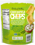 Orchard Valley Harvest Chickpea Chips Variety Pack, 3.5-3.75 oz (Pack of 6), 2-Sour Cream & Chive, 2-White Cheddar, 1-Pink Himalayan Salt, 1-Red Chili Pepper with Citrus, Plant-Based Protein, Non-GMO