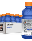 Gatorade G2 Sports Drink Low Calorie Grape 24 Count