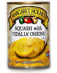 Margaret Holmes Squash with Vidalia Onions 145 oz Can Pack of 6 Bundled with a JFS Recipe Card