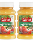 Gefen Unsweetened Apple Sauce 23oz 2 Pack No Sugar Added  Kosher for Passover