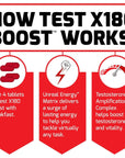 FORCE FACTOR Test X180 Boost Testosterone Booster and Energy Supplement for Men, Boost Energy, Increase Stamina, Enhance Vitality and Performance, with D-Aspartic Acid and Fenugreek, 120 Tablets