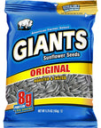 GIANTS Original Salted Jumbo Sized Sunflower Seeds 575Ounce Bags Pack of 12