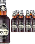 Fentimans Sparkling Curiosity Cola  Healthy Soda All Natural Soda Craft Soda with No Artificial Flavors Preservatives or Sweeteners Botanically Brewed  Curiosity Cola 275 ml Pack of 12