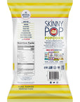 SkinnyPop Popcorn Gluten Free NonGMO Healthy Snacks Skinny Pop Dairy Free White Cheddar Popcorn 44oz Grocery Size Snack Bags 12 Count