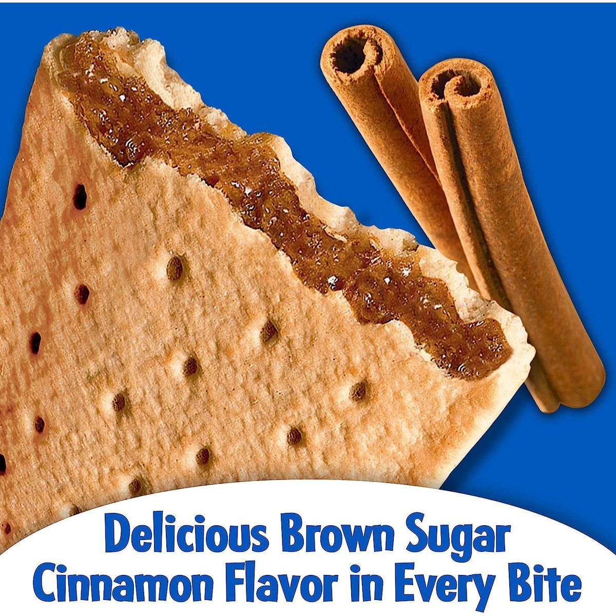 Pop Tarts Toaster Pastries Unfrosted Brown Sugar Cinnamon 8 ea Pack of 2