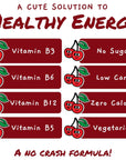 Teacher Power The Original in Black Cherry Sugar Free Energy Drink 70servings per Jar 100mg Caffeine with B Vitamins