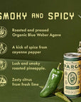 PARCH Spiced Piñarita Ready to Drink Non Alcoholic Agave Cocktail Infused with Desert Botanicals  Adaptogens Plant Based Gluten Free  Vegan Inspired by the Sonoran Desert 84 oz x 8 Pack