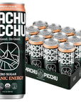 MACHU PICCHU Organic Energy Drink Sugar Free - 12 Fl oz (Pack of 12)