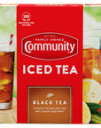 Community Coffee Porch Breeze Orange Pekoe Cut Black Tea Bags 100 Count 80 oz Pack of 6