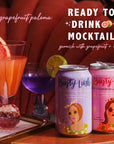 Busty Lush NonAlcoholic Mocktail Variety Pack Lavender Margarita and Grapefruit Paloma Craft Mocktails feat Fresh Citrus and Agave 8 Pack