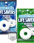 Sugar Free Lifesavers Mints Variety Pack 2 Flavors Pocket Bag (2 Pack)