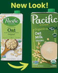 Pacific Foods Original Organic Oat Milk Plant Based Milk 32 oz Carton