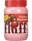 Marshmallow Fluff Traditional Baking Spread and Crème Gluten Free No Fat or Cholesterol Strawberry Strawberry 75 Ounce Pack of 2