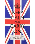 Keep Calm and Carry On Tea Carton Box Afternoon Blend Tea 40 Bags 125g 44oz