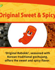 DELIEF Rabokki Sweet and Spicy Flavor 165g Pack of 1 Korean Street food ramen noodle and toppkki race cake combined in 1  Quick and Easy meal