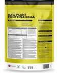 Vivo Life Perform - Raw Vegan Madagascan Vanilla Protein Powder | Pea & Hemp Protein Blend with BCAA | Gluten & Soy Free Protein Shake (33 oz)