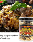 MW Polar Shiitake Mushrooms in Jar Readytoeat Easy Sliced Healthy Great for Pasta Ramen Quiche Omelet Stir fry Asian recipes Bibimbap Side dishes 7 oz Pack of 12