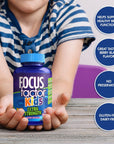 Focus Factor Kids Extra Strength Daily Chewable for Brain Health Support, 120 Count - Vitamins - Quality Formula - Gluten & Dairy Free Supplements for Children - No Artificial Sweetener