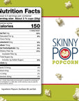 SkinnyPop Original Popcorn 44oz Grocery Size Bags Skinny Pop Healthy Popcorn Snacks Gluten Free