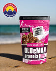 Olde Man Granola Gluten Free Keto Granola  NonGMO Healthy Keto Granola Cereal  Low Carb Granola Keto Friendly  Ketogenic Granola Handmade in Colorado Original 8oz Pack