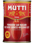 Mutti Peeled Whole Tomatoes 100 Italian No Additives or Preservatives Vegan Gluten Free  NonGMO 14 Oz Pack of 6