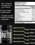 Xwerks Ignite Blue Razz Pre Workout Powder - Best Natural Keto Pre-Workout for Women and Men with Explosive Energy - Gluten Free Preworkout Blend for Endurance and Stamina -150 mg Caffeine 30 Servings