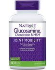 Natrol Glucosamine Chondroitin and MSM Tablets, 150-Count