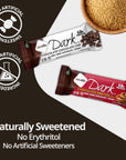 NuGo Dark Chocolate Mocha 11g Protein Bar Vegan Gluten Free NonGMO Kosher Pareve 24 Count