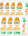 Baby Bellies Organic Softcorn Baby Snack, Banana, Pack of 7 Individual Snack Packs, 0.28 Ounce