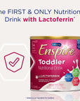 Enfagrow Enspire Toddler Nutritional Drink with Lactofrerrin, DHA, and MFGM for Brain Support and Immune Health, Non-GMO, Powder Tub 24 Oz, Pack of 4