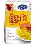 Milanese with Saffron Riso Scotti Carnaroli Rice Easy to Cook Italian Risotto Just add water Includes Instructions 74 oz 23 servings