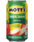 Motts 100 Original Apple Juice 115 Fl Oz Can 2 Servings Of Fruit Per Cup 100 Fruit Juice Glutenfree Caffeinefree Kosher And Contains No Artificial Colors Or Sweeteners