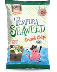 Swashbuckle Snacks Crispy Tempura Seaweed Snack Chips Original Flavor 0.95oz (27g) - 5 pack, Made in Japan, Otsumami