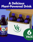 V8 Pomegranate Blueberry 100 Fruit and Vegetable Juice 46 fl oz Bottle 6 Pack