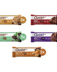 Quest Nutrition- High Protein, Low Carb, Gluten Free, Keto Friendly, Chocolate Lovers Variety Pack, 12 Count