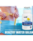 YouFit Nutrition Water Away Pills, Diuretics for Water Retention and Balance Support, Natural Diuretic Water Pills, Herbal Supplement w/Dandelion, Green Tea, Vitamin B & More, Cleanse Detox 60 Caps