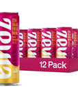 Zevia Zero Calorie Energy Drink Peach Passionfruit 12 Ounce Cans Pack of 12