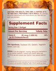 Sundown Vitamin D3 1000 IU, Supports Bone, Teeth, and Immune Health, 400 Softgels