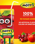 Motts 100 Percent Fruit Punch Juice 675 fl oz boxes 32 Count 4 Packs of 8