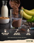 Nutrient Survival Protein Shake Creamy Chocolate Whey Protein Powder Freeze Dried Prepper Supplies  Emergency Food 40 Nutrients Gluten Free Shelf Stable Up to 25 Years One Can15 Servings